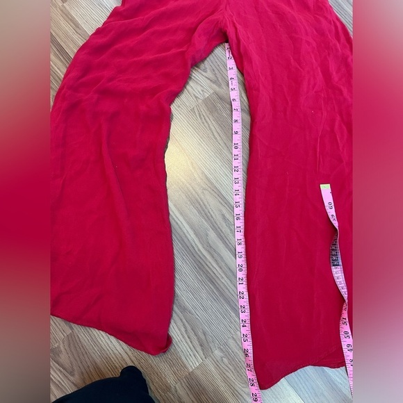 Reformation Red Wide-Leg Jumpsuit with Fitted Bodice - Picture 10 of 16